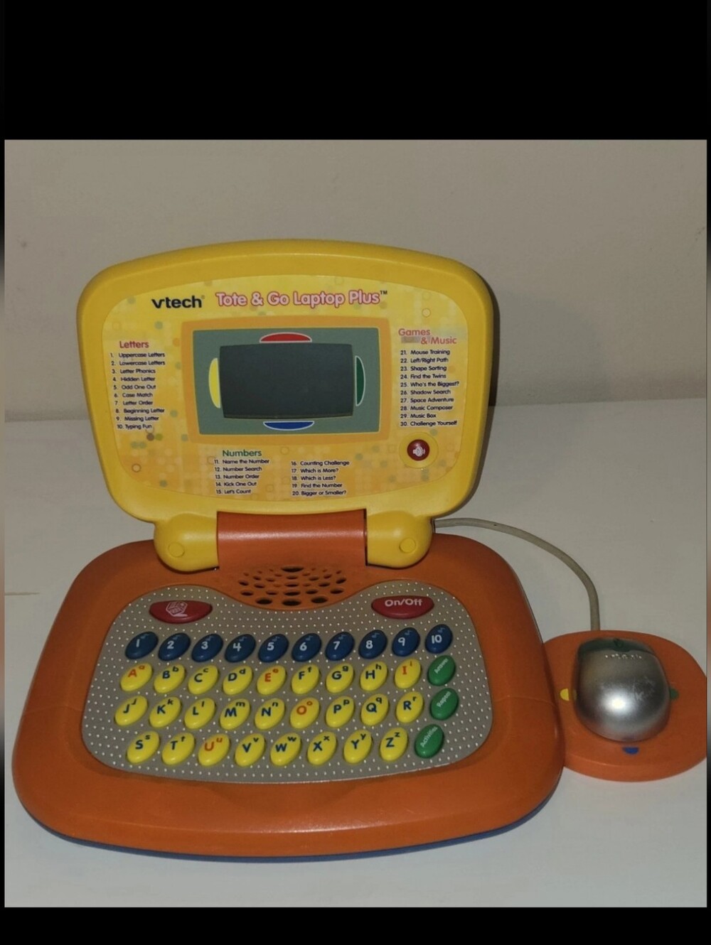 Vtg VTech Tote-and-Go Laptop Plus Web Learning Works Great